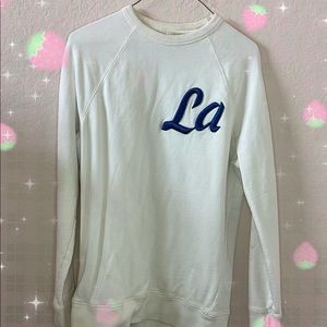 name: LA white crewneck
size: S
꒰ა ♡ ໒꒱